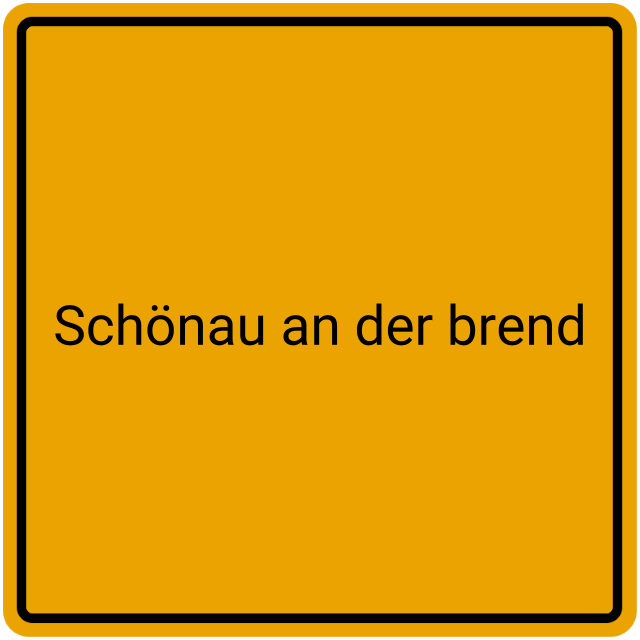 Meldebestätigung Schönau an der Brend